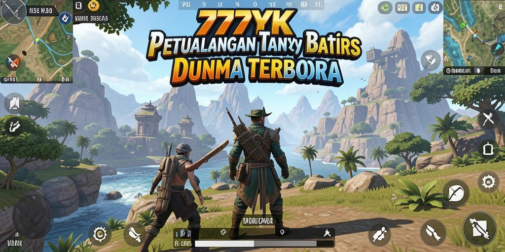 Screenshot gameplay 777YK menampilkan keindahan dunia terbuka.