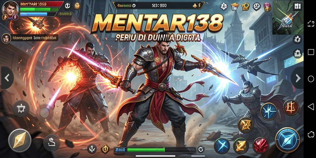 Tampilan gameplay MENTARI138 yang menegangkan saat pertarungan.